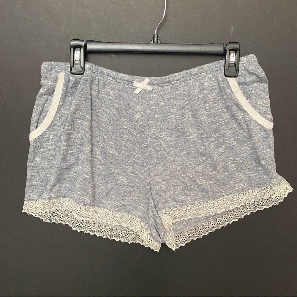 Simply Vera Vera Wang Two Piece Sleep Set Short Sleeved Shirt & Shorts Sleepwear - Picture 5 of 13